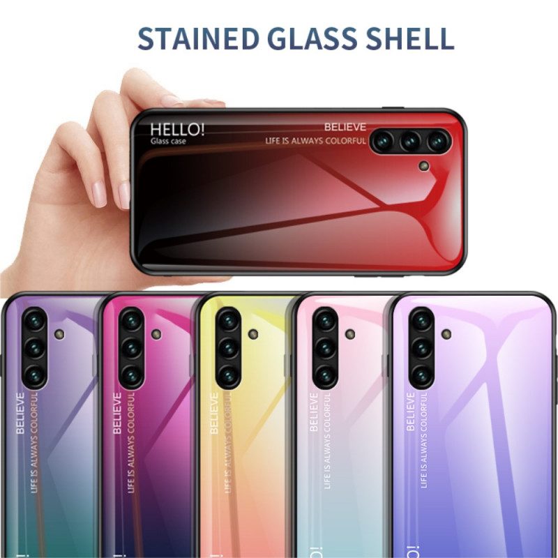 Hülle Für Samsung Galaxy A13 5G / A04s Gehärtetes Glas Hallo