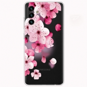 Hülle Für Samsung Galaxy A13 5G / A04s Kleine Rosa Blumen