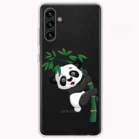 Hülle Für Samsung Galaxy A13 5G / A04s Panda Auf Bambus