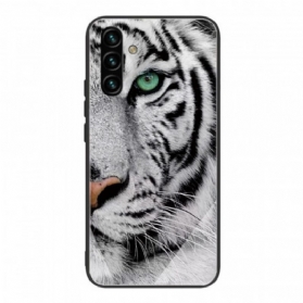 Hülle Für Samsung Galaxy A13 5G / A04s Tiger-gehärtetes Glas