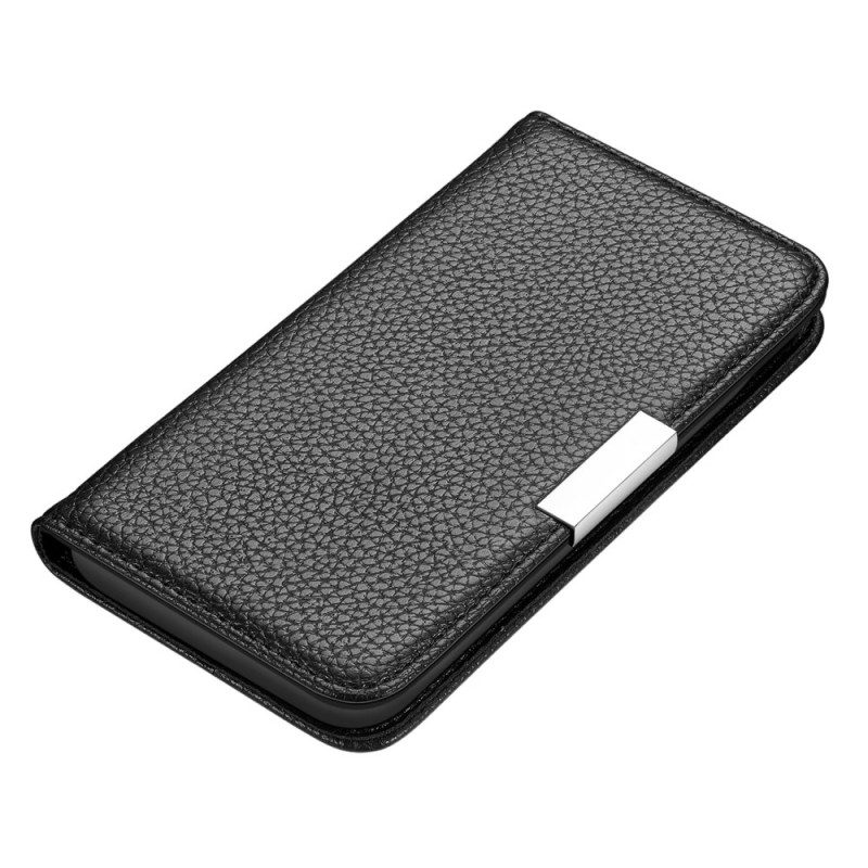 Schutzhülle Für Samsung Galaxy A13 5G / A04s Flip Case Kunstleder Litschi Ultra Chic