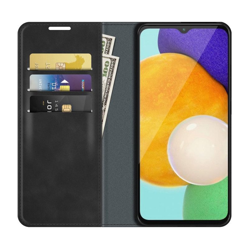 Schutzhülle Für Samsung Galaxy A13 5G / A04s Flip Case Stil: Lederdesign