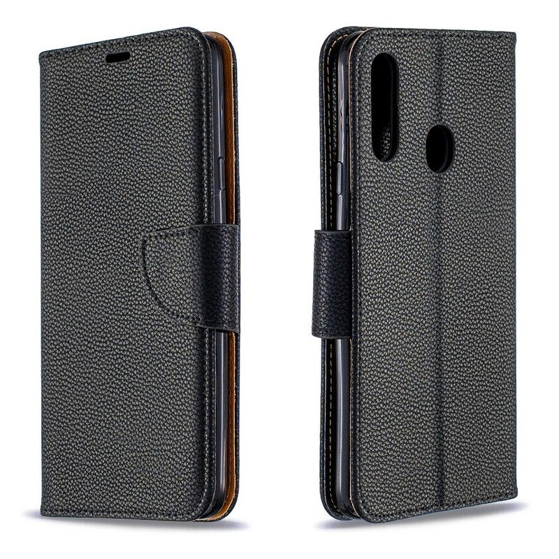 Lederhüllen Für Samsung Galaxy A20s Flip Case Lychee Rabat Oblique