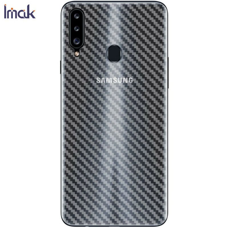 Rückseitenschutzfolie Für Samsung Galaxy A20S Style Carbon Imak