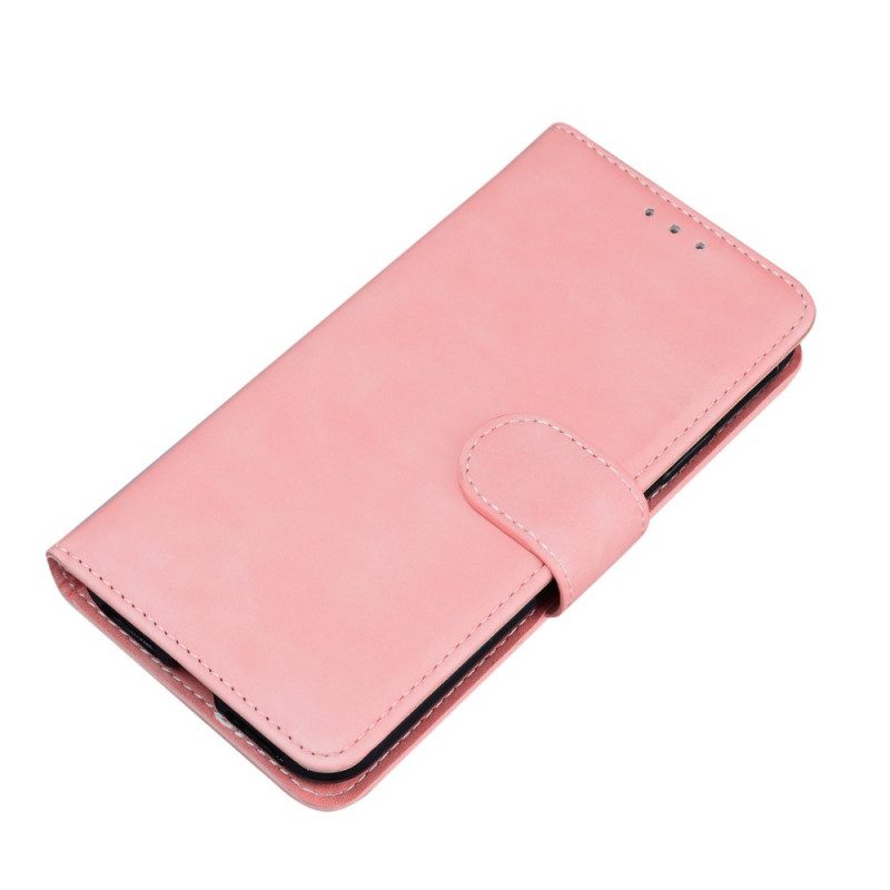 Flip Case Für Xiaomi 12 Pro Glattes Leder