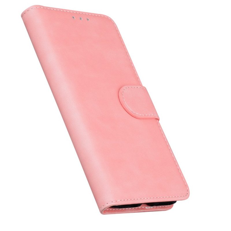 Flip Case Für Xiaomi 12 Pro Glattes Leder