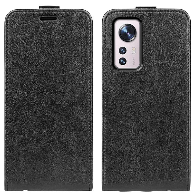 Flip Case Für Xiaomi 12 Pro Flip Case Vertikale Klappe In Lederoptik