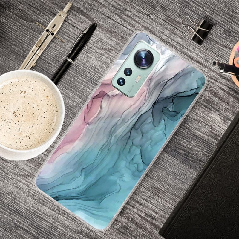 Handyhülle Für Xiaomi 12 Pro Silikon-marmor-aquarell