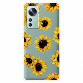 Handyhülle Für Xiaomi 12 Pro Silikon-sonnenblumen