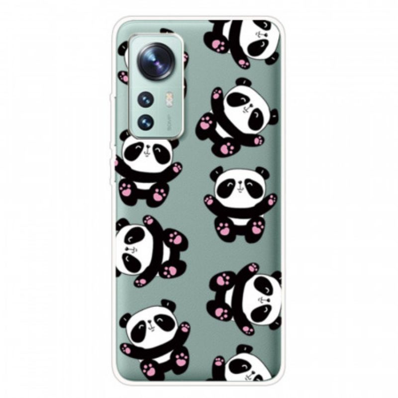 Hülle Für Xiaomi 12 Pro Kleine Pandas Aus Silikon