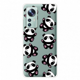 Hülle Für Xiaomi 12 Pro Kleine Pandas Aus Silikon