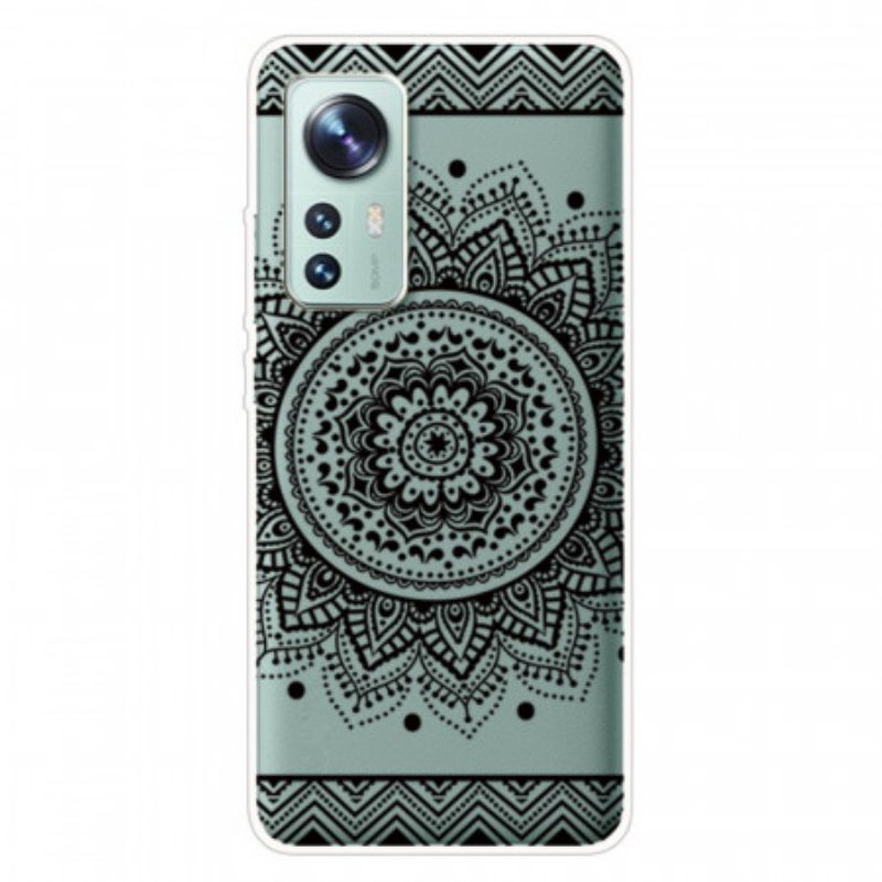 Hülle Für Xiaomi 12 Pro Silikon Mandala Schwarz