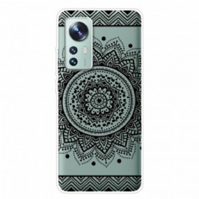 Hülle Für Xiaomi 12 Pro Silikon Mandala Schwarz