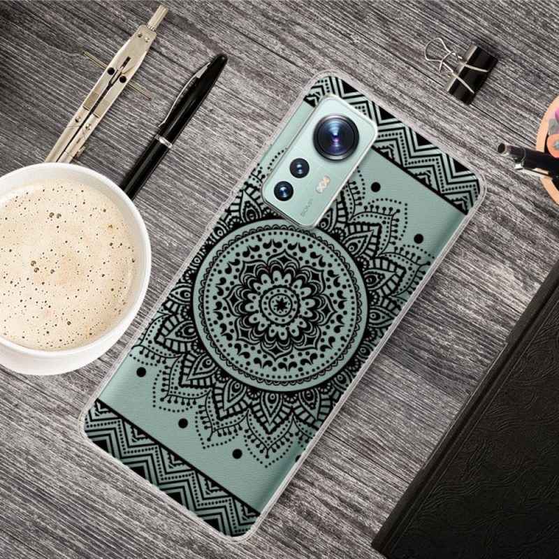 Hülle Für Xiaomi 12 Pro Silikon Mandala Schwarz