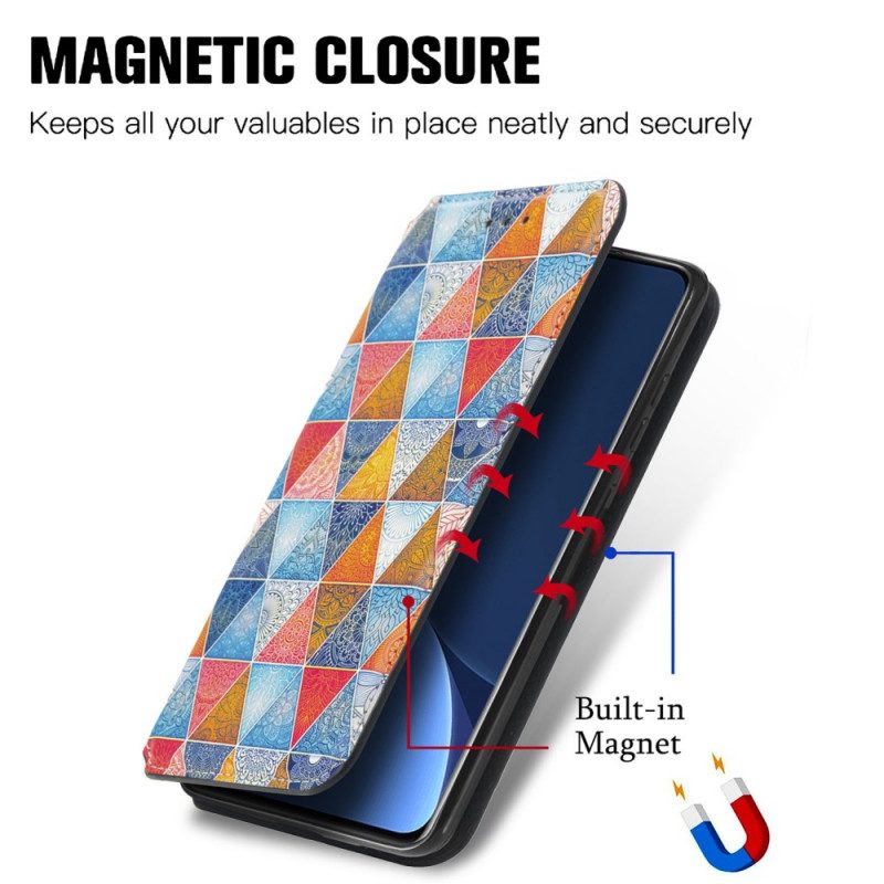 Schutzhülle Für Xiaomi 12 Pro Flip Case Caseneo Rfid-design