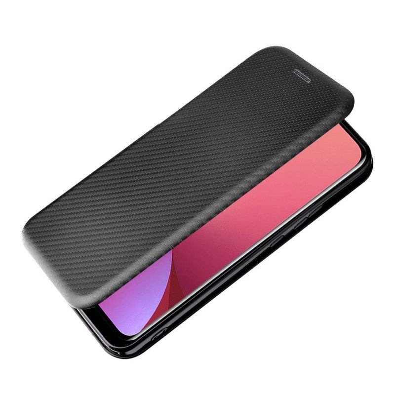 Schutzhülle Für Xiaomi 12 Pro Flip Case Farbiges Carbon-silikon