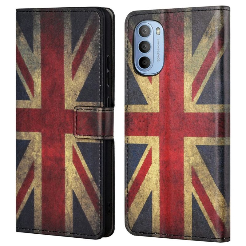 Flip Case Für Moto G41 / G31 England-flagge