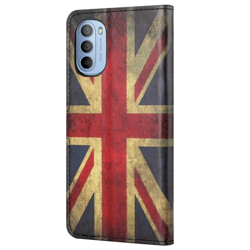 Flip Case Für Moto G41 / G31 England-flagge