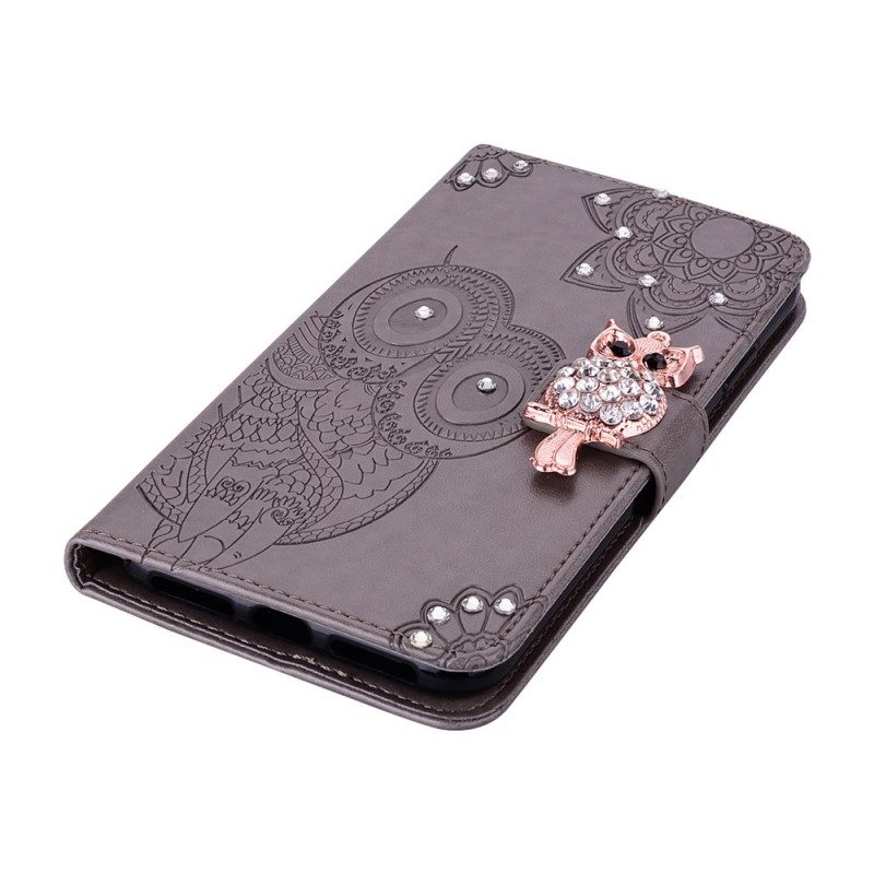 Flip Case Für Moto G41 / G31 Eulen-mandala Und Charme