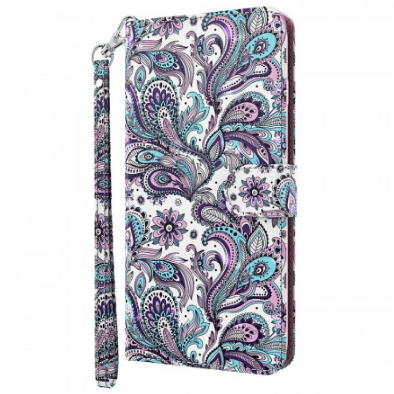 Flip Case Für Moto G41 / G31 Paisley