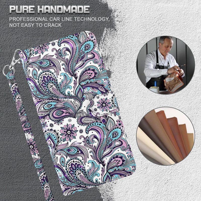 Flip Case Für Moto G41 / G31 Paisley