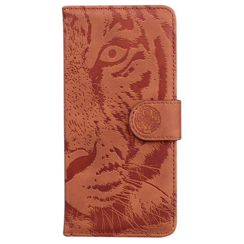 Flip Case Für Moto G41 / G31 Tiger-gesichtsdruck