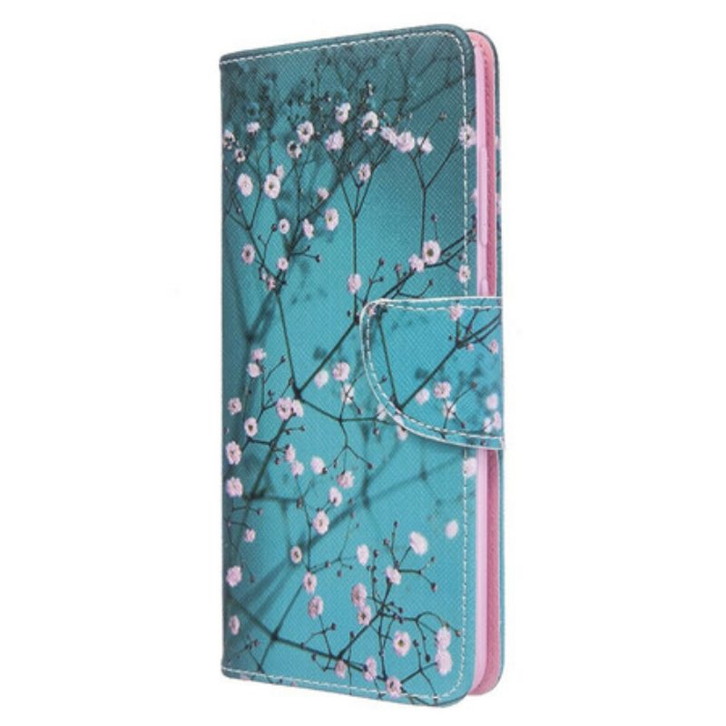 Flip Case Für Samsung Galaxy A51 Blühender Baum