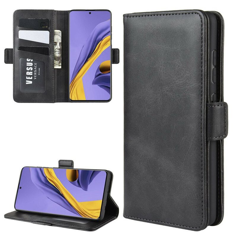 Flip Case Für Samsung Galaxy A51 Flip Case Doppelte Klappe