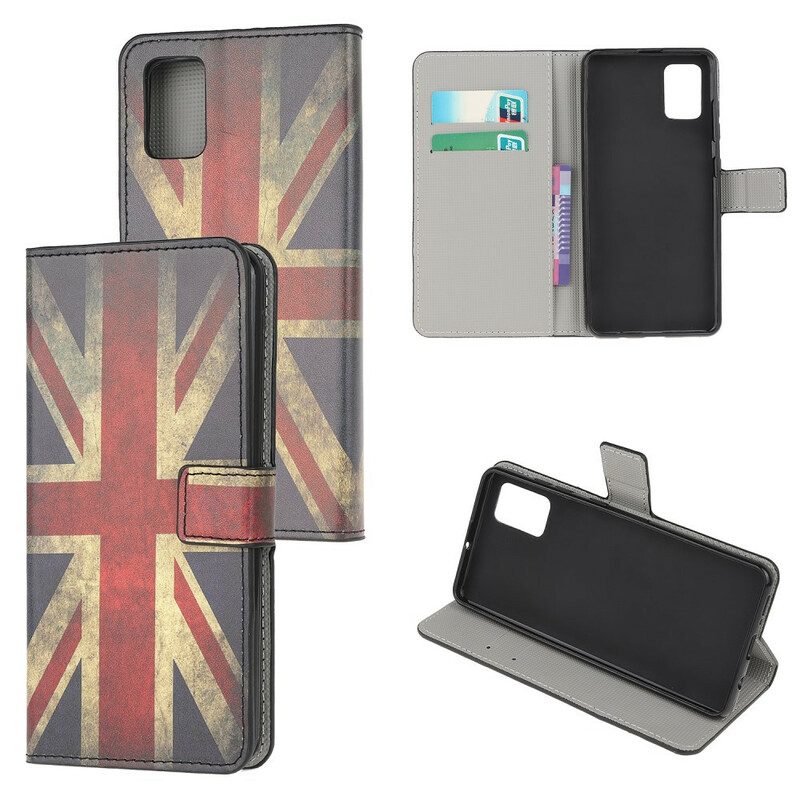 Flip Case Für Samsung Galaxy A51 England-flagge