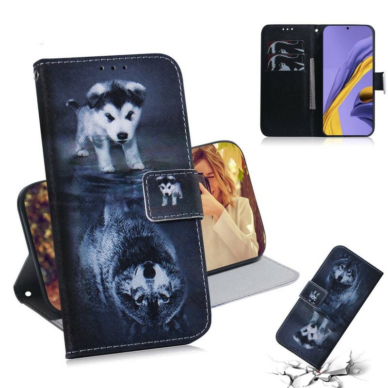 Flip Case Für Samsung Galaxy A51 Ernesto Der Wolf