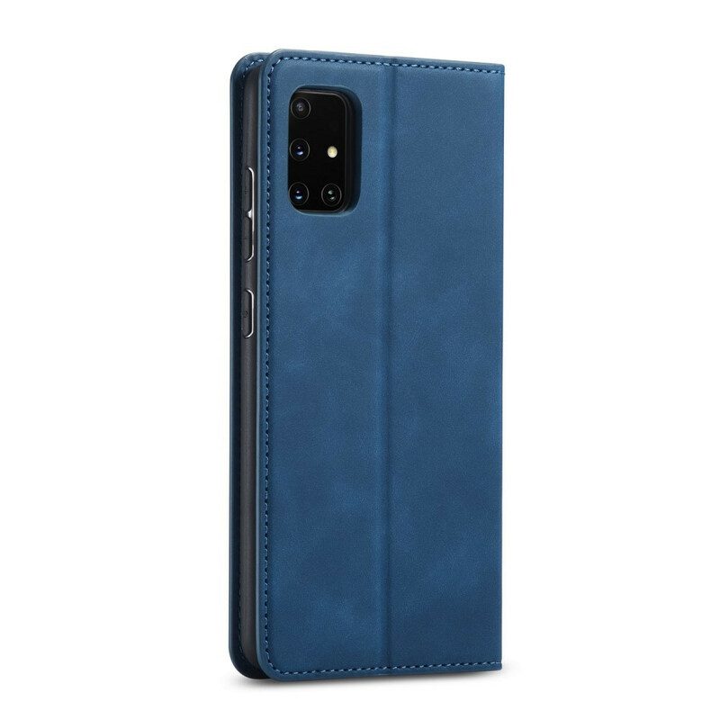 Flip Case Für Samsung Galaxy A51 Forwenw Ledereffekt