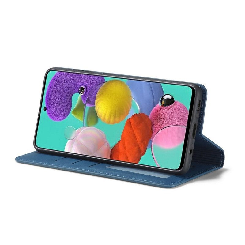 Flip Case Für Samsung Galaxy A51 Forwenw Ledereffekt