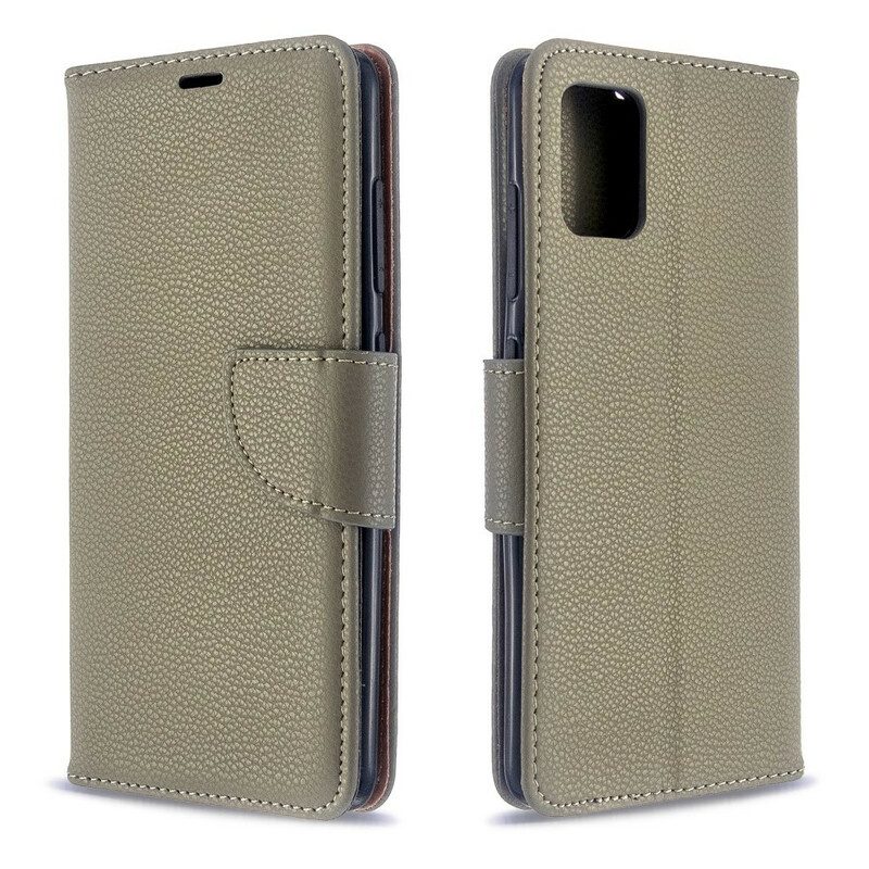 Flip Case Für Samsung Galaxy A51 Flip Case Lychee Rabat Oblique