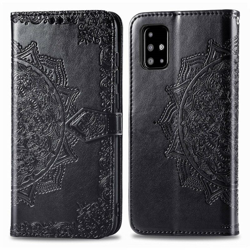 Flip Case Für Samsung Galaxy A51 Mandala-mittelalter