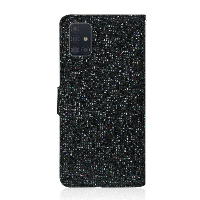 Flip Case Für Samsung Galaxy A51 Pailletten-s-design