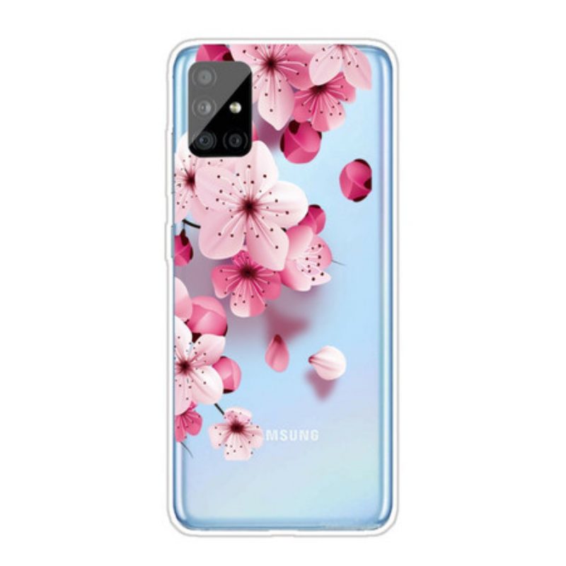 Hülle Für Samsung Galaxy A51 Kleine Rosa Blumen