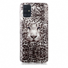 Hülle Für Samsung Galaxy A51 Leopard Fluoreszierend