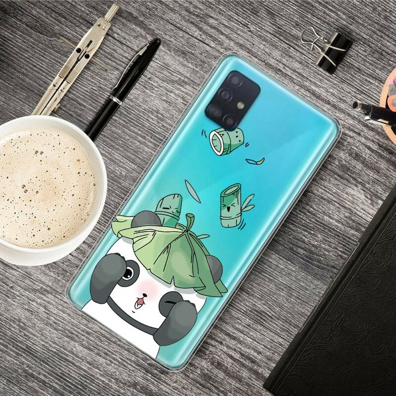 Hülle Für Samsung Galaxy A51 Panda-jongleur