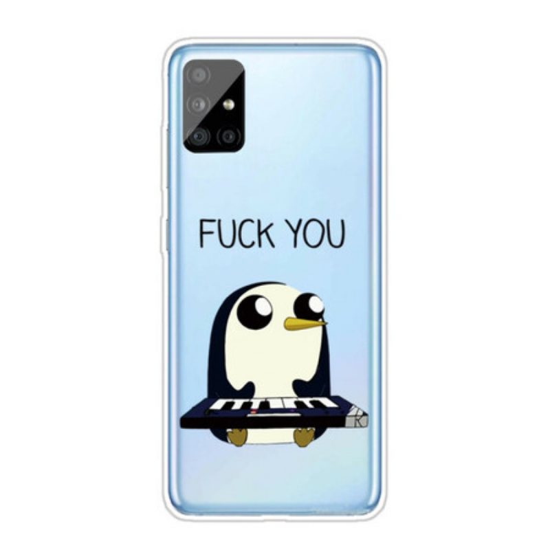 Hülle Für Samsung Galaxy A51 Pinguin Fick Dich