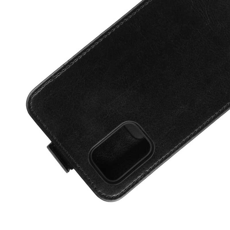 Lederhüllen Für Samsung Galaxy A51 Flip Case Faltender Ledereffekt