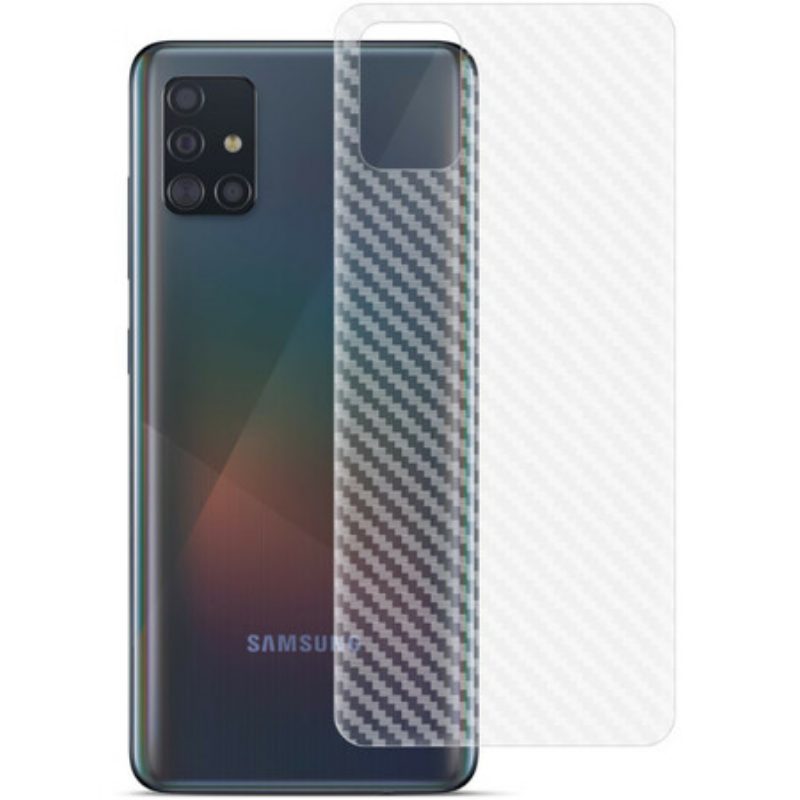 Rückseitenschutzfolie Für Samsung Galaxy A51 Carbon Style Imak