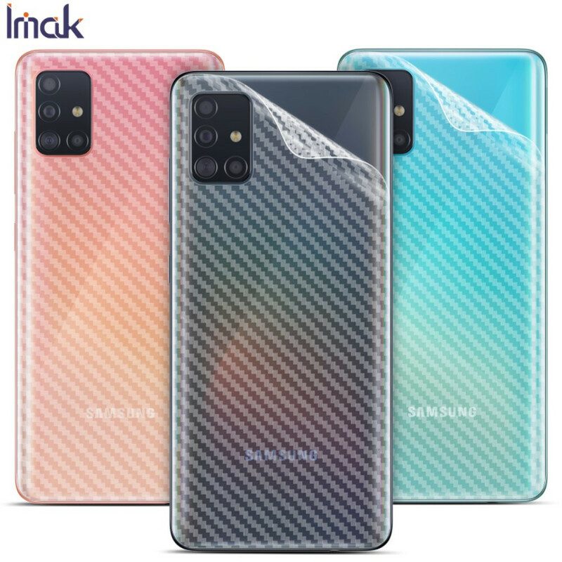 Rückseitenschutzfolie Für Samsung Galaxy A51 Carbon Style Imak