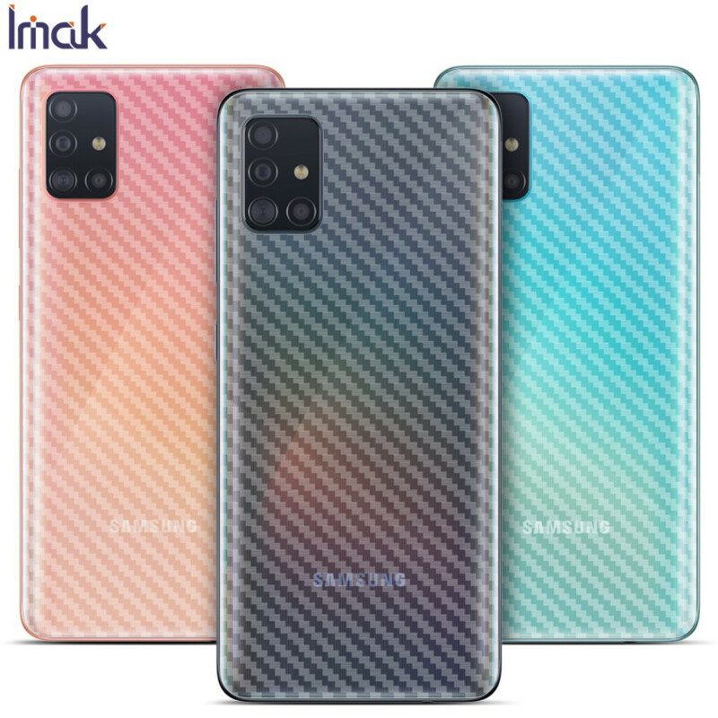 Rückseitenschutzfolie Für Samsung Galaxy A51 Carbon Style Imak