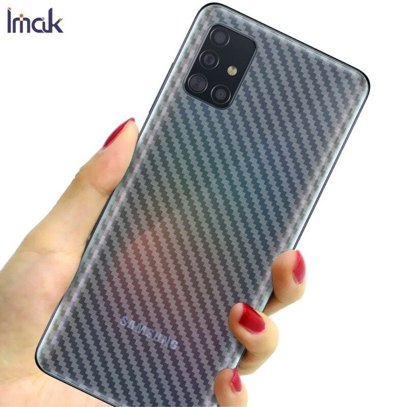 Rückseitenschutzfolie Für Samsung Galaxy A51 Carbon Style Imak