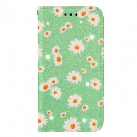 Schutzhülle Für Samsung Galaxy A51 Flip Case Gänseblümchen Aus Kunstleder