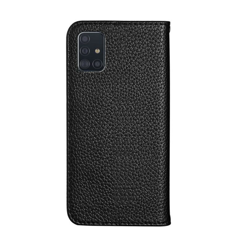 Schutzhülle Für Samsung Galaxy A51 Flip Case Kunstleder Litschi Ultra Chic