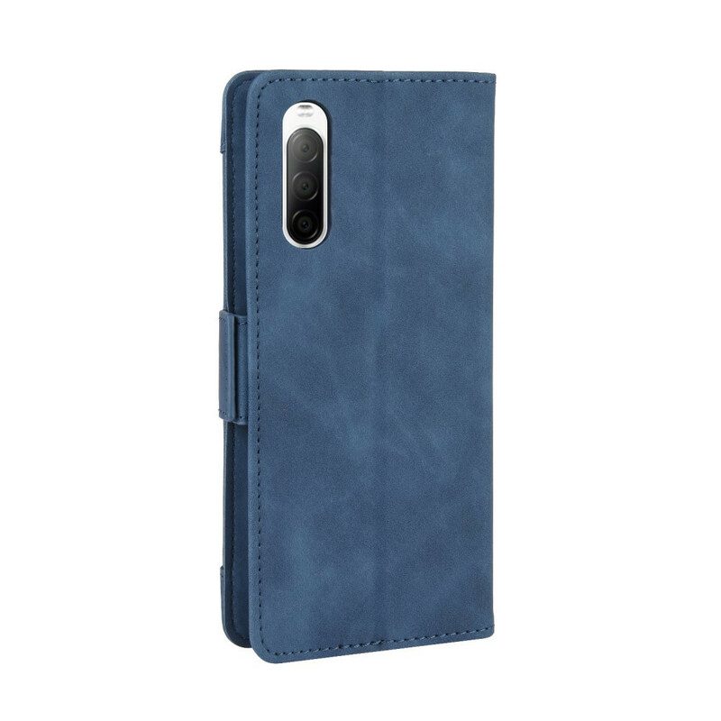 Flip Case Für Sony Xperia 10 II Multi-card Premier Class