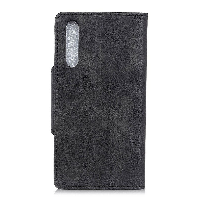 Flip Case Für Sony Xperia 10 II Vintage-knopf Aus Kunstleder