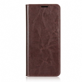 Schutzhülle Für Sony Xperia 10 II Flip Case Echtes Leder