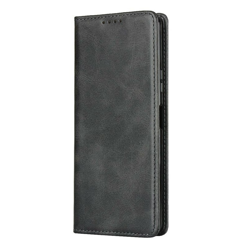 Schutzhülle Für Sony Xperia 10 II Flip Case Elegantes Spaltleder